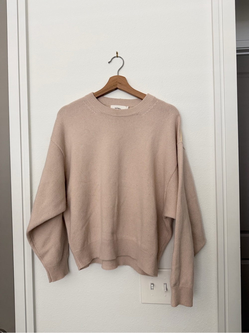BASSIKE • drop sleeve cashmere sweater